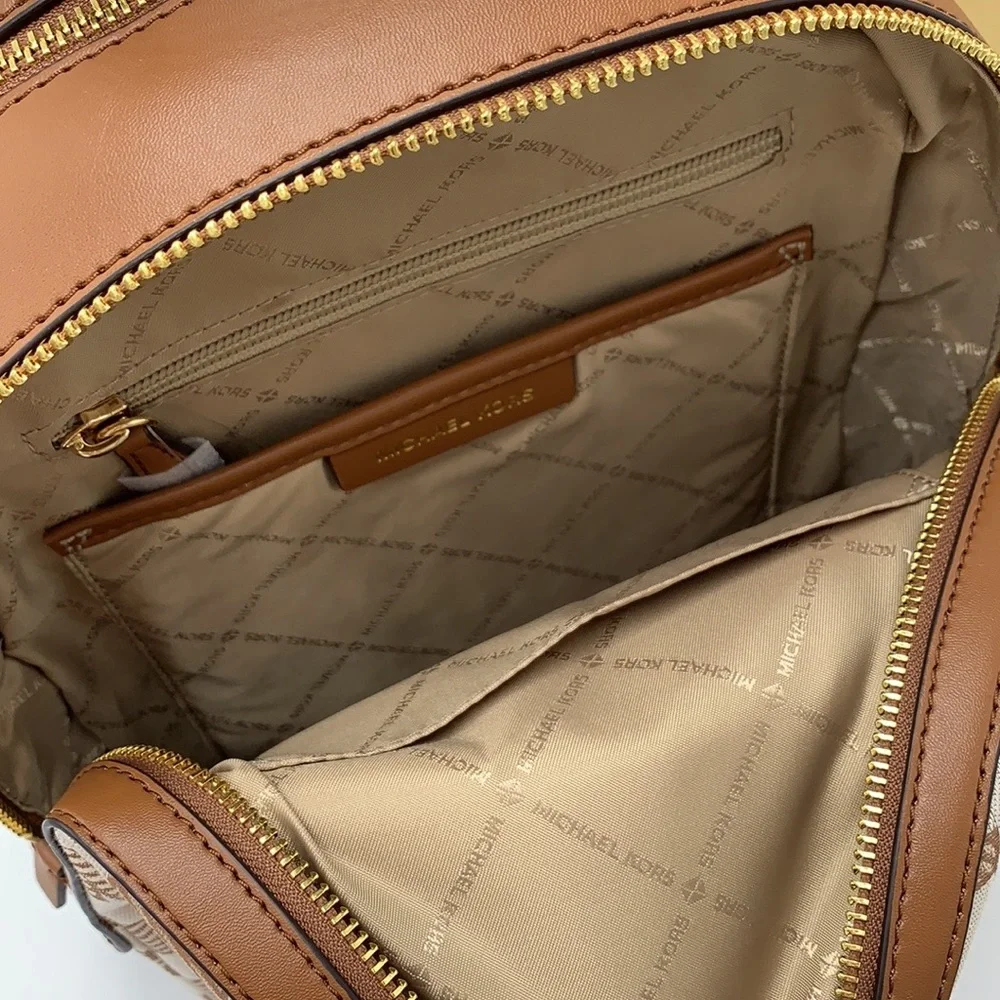 MICHAEL KORS Jaycee Medium Logo Jacquard Backpack Luggage color